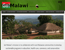 Tablet Screenshot of go-malawi.org